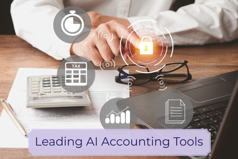 Image of accountant using cyber security on various accounting apps